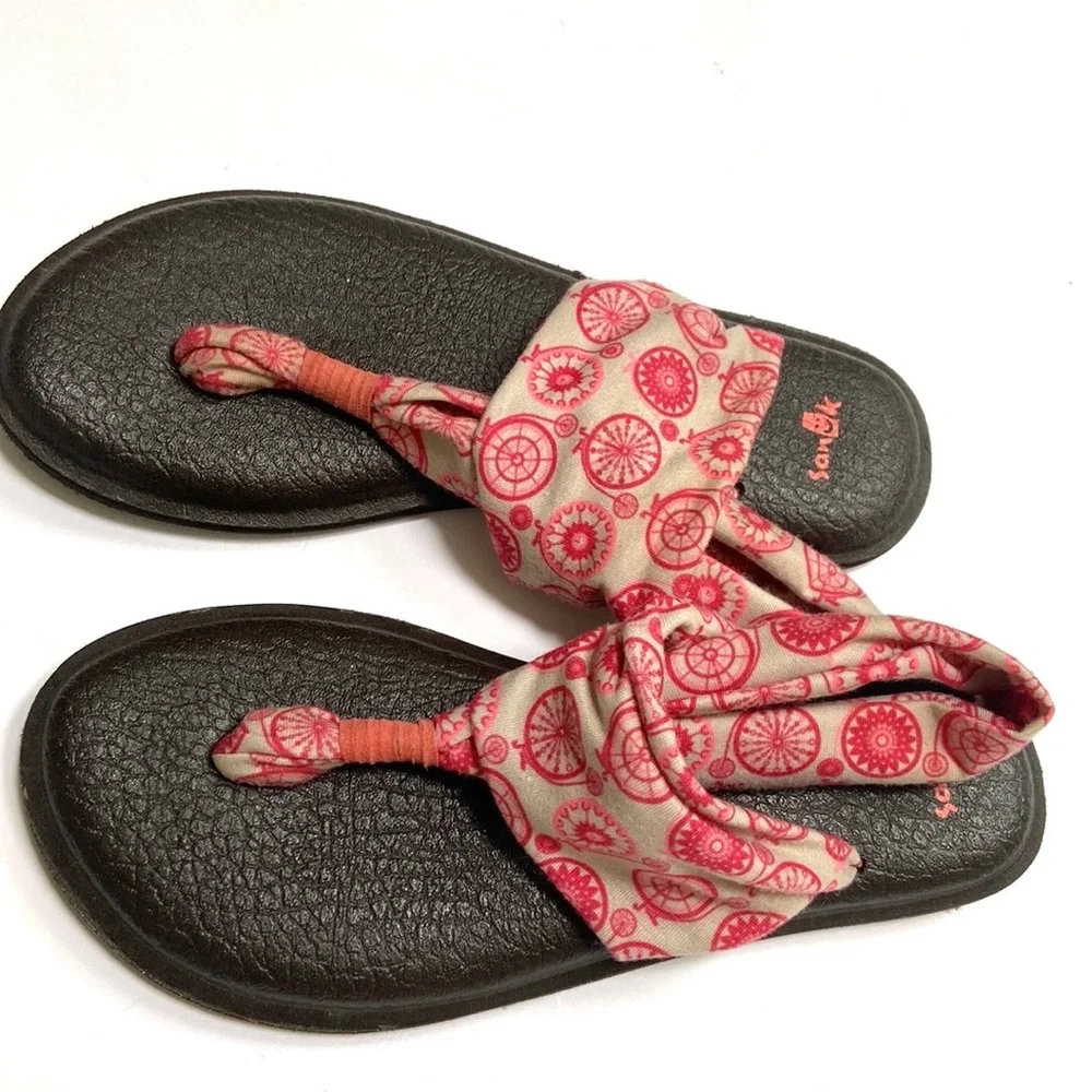 COPY - Sanuk Yoga Sling Bicycle Print Sandals - Picture 5 of 10
